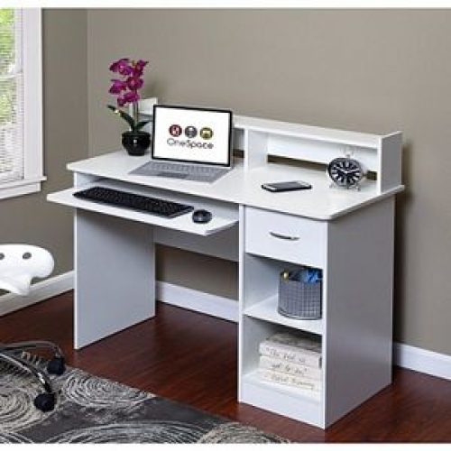 Callan 2 – Computer Desk  Off-White